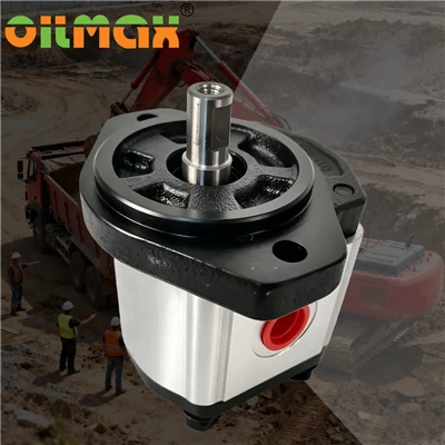 Pompa Roda Gigi Hidraulik CI58K-A02-069L Cocok Untuk Spline Berkunci 5/8" Inci Baut SAE A-2 2-10 GPM Port Outlet SAE 10 Port Inlet SAE 12 4350 PSI